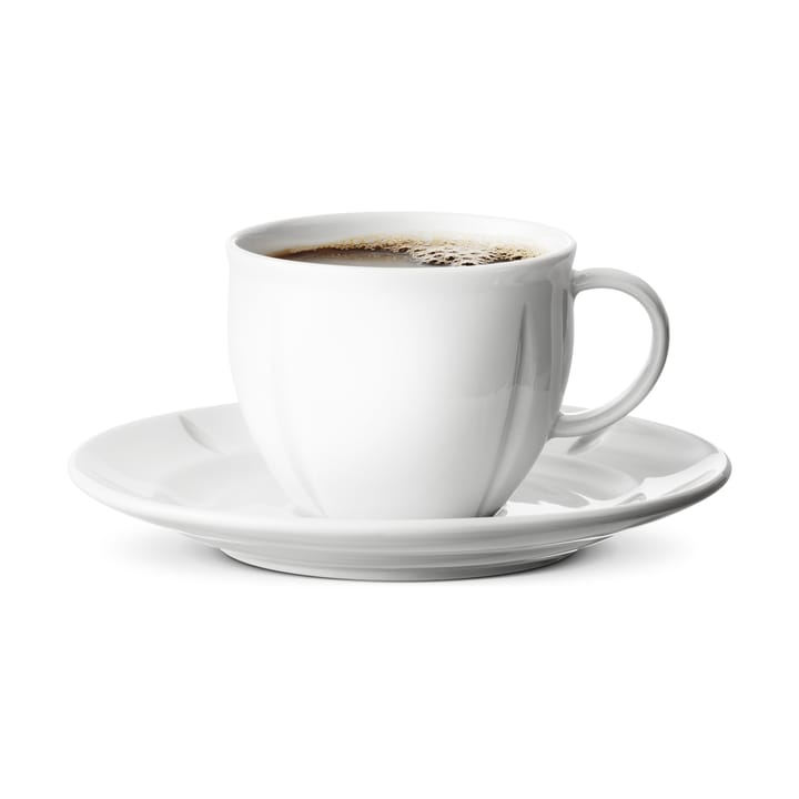 Taza de café y platillo Grand Cru Soft 28 cl - Blanco - Rosendahl