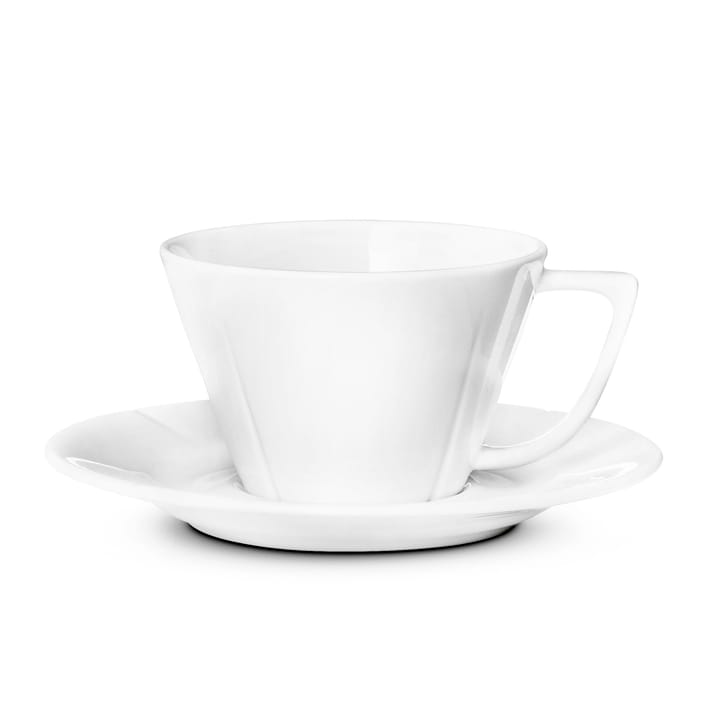 Taza de té y platillo Grand Cru - blanco - Rosendahl