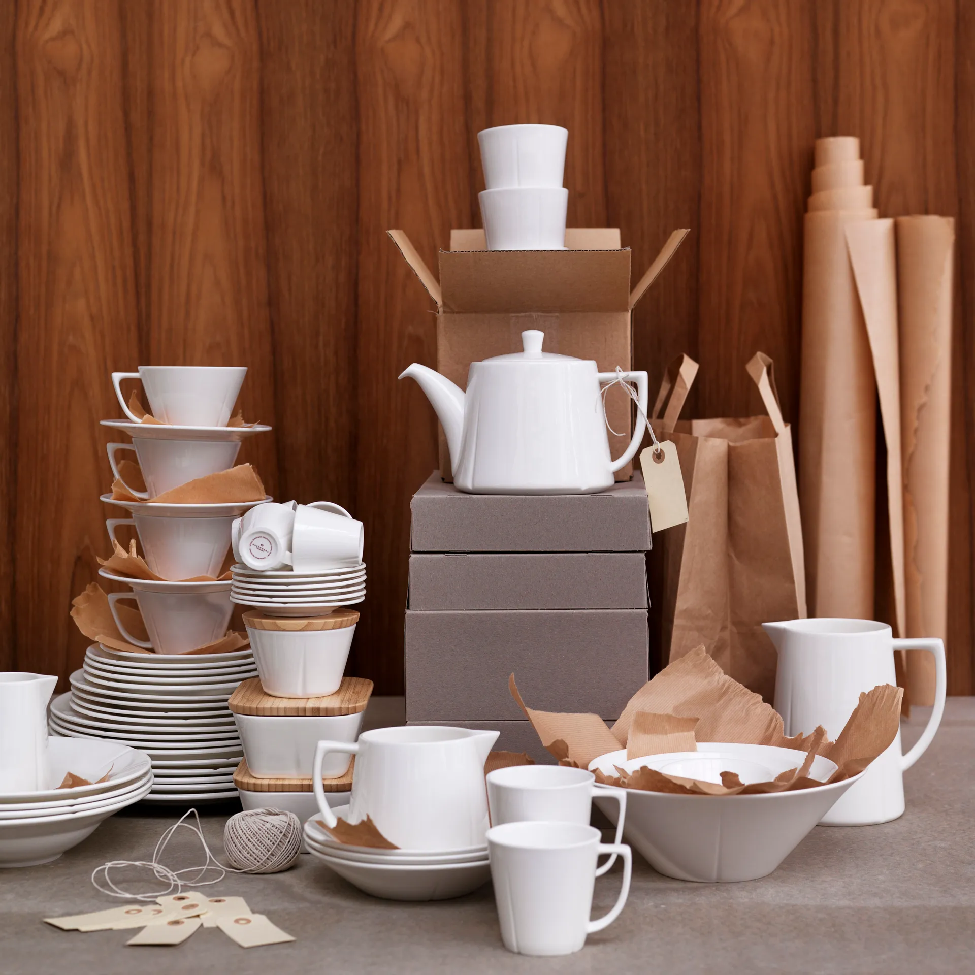 Taza de té y platillo Grand Cru, blanco Rosendahl