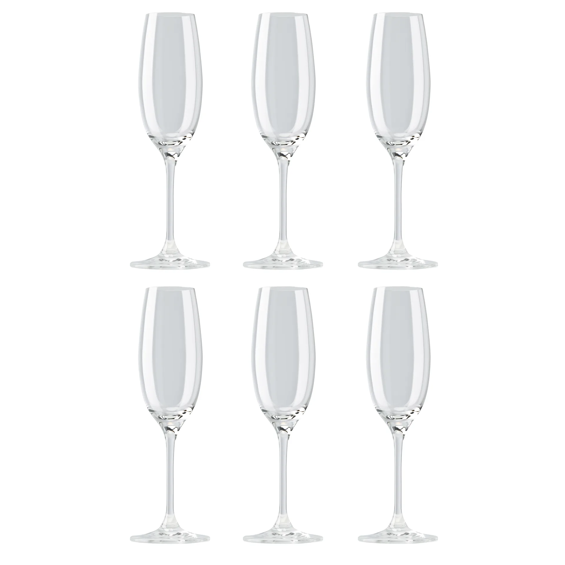 6 Copas de champán DiVino 22 cl , transparente Rosenthal