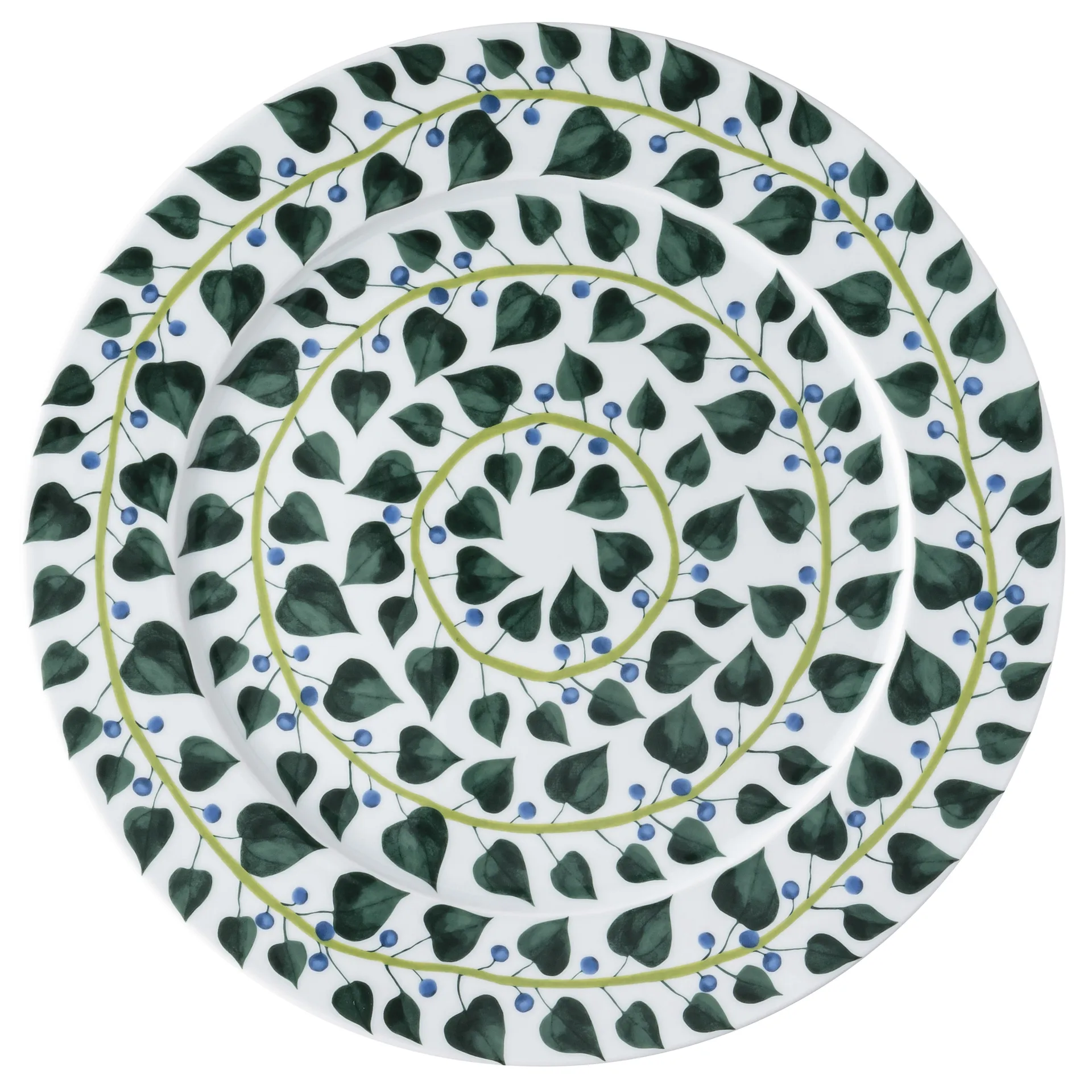 Fuente de servir Magic Garden Foliage Ø33 cm, blanco-verde Rosenthal