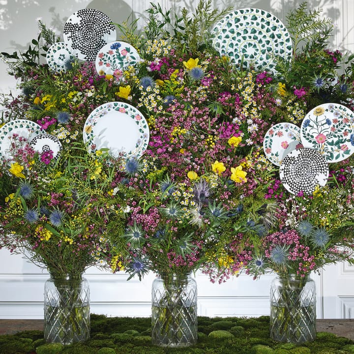 Fuente de servir Magic Garden Foliage Ø33 cm, blanco-verde Rosenthal