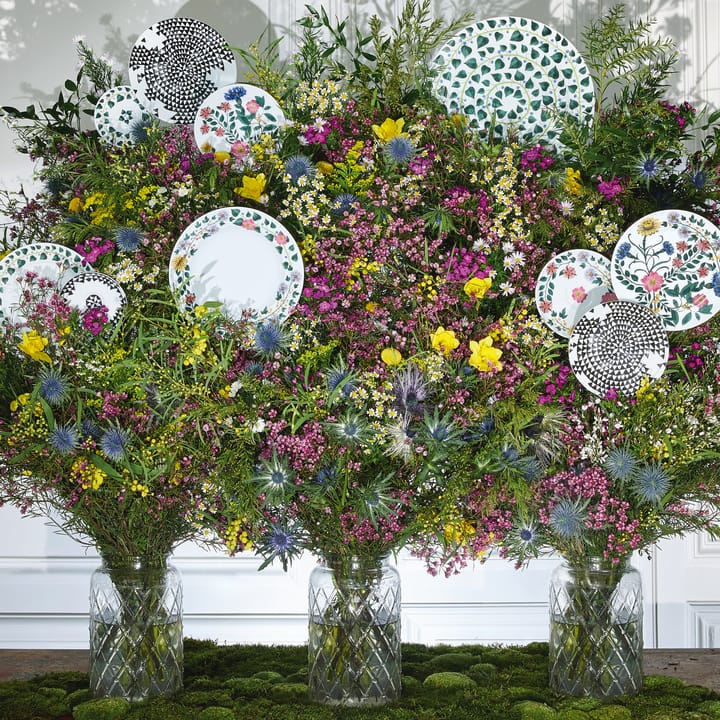 Fuente de servir Magic Garden Foliage Ø33 cm - blanco-verde - Rosenthal