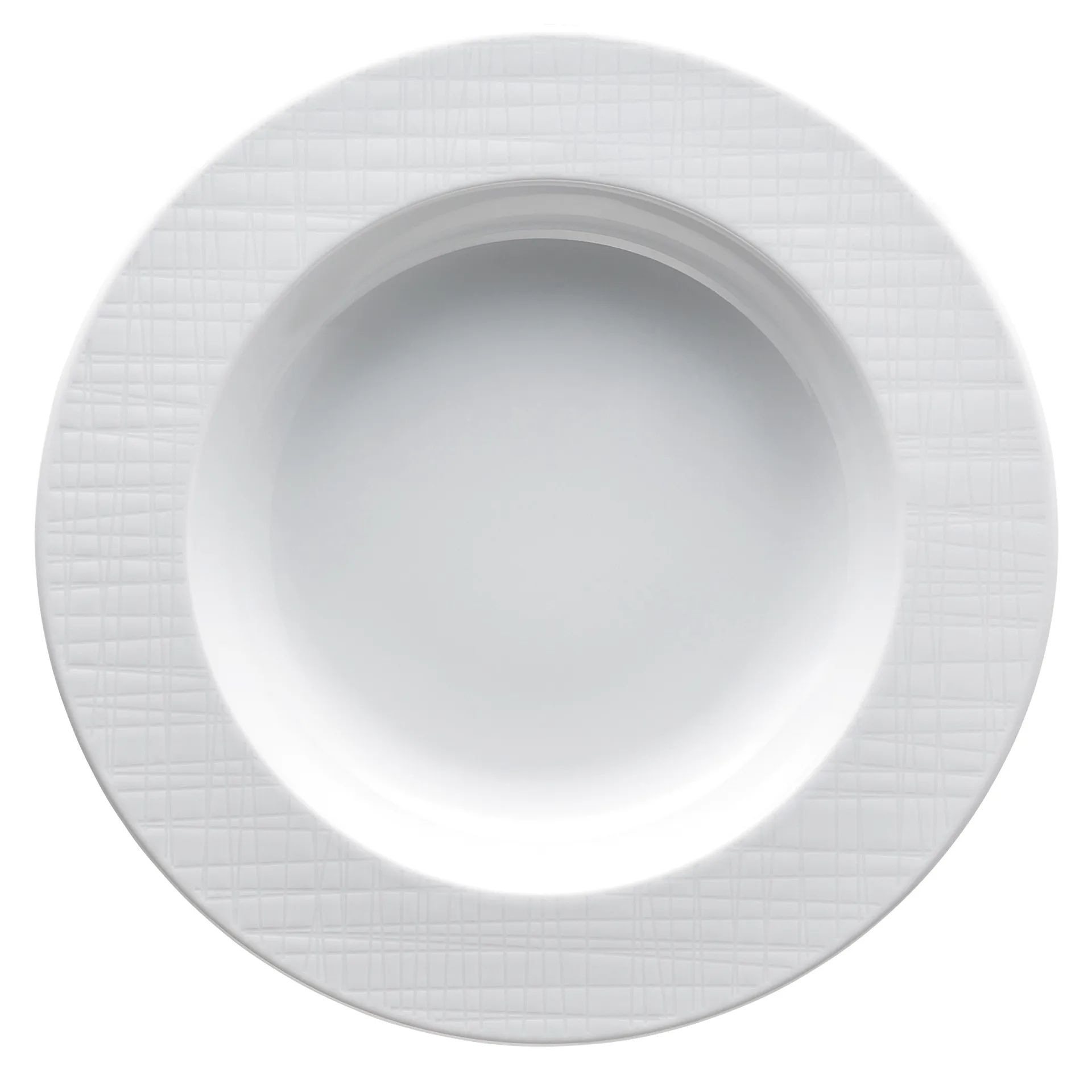 Plato hondo Mesh Rim 23 cm, blanco Rosenthal