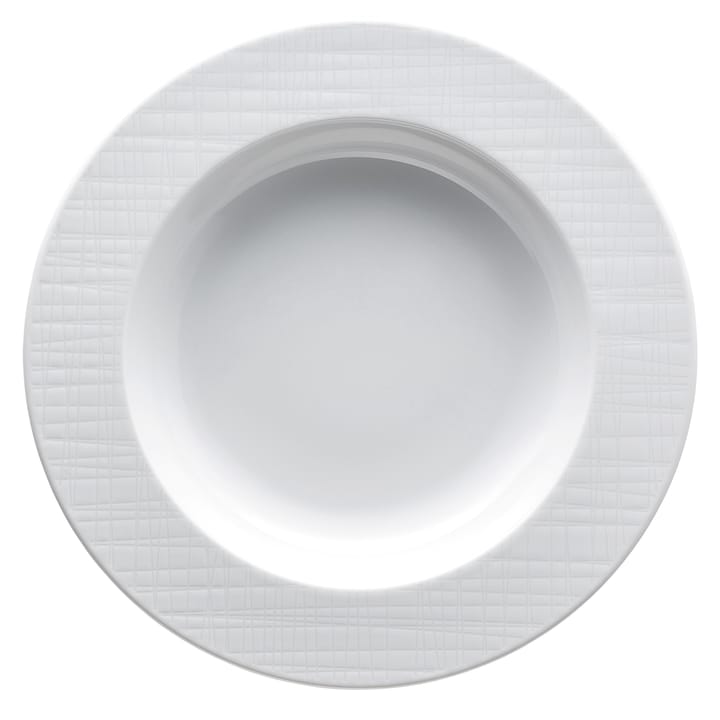 Plato hondo Mesh Rim 23 cm - blanco - Rosenthal