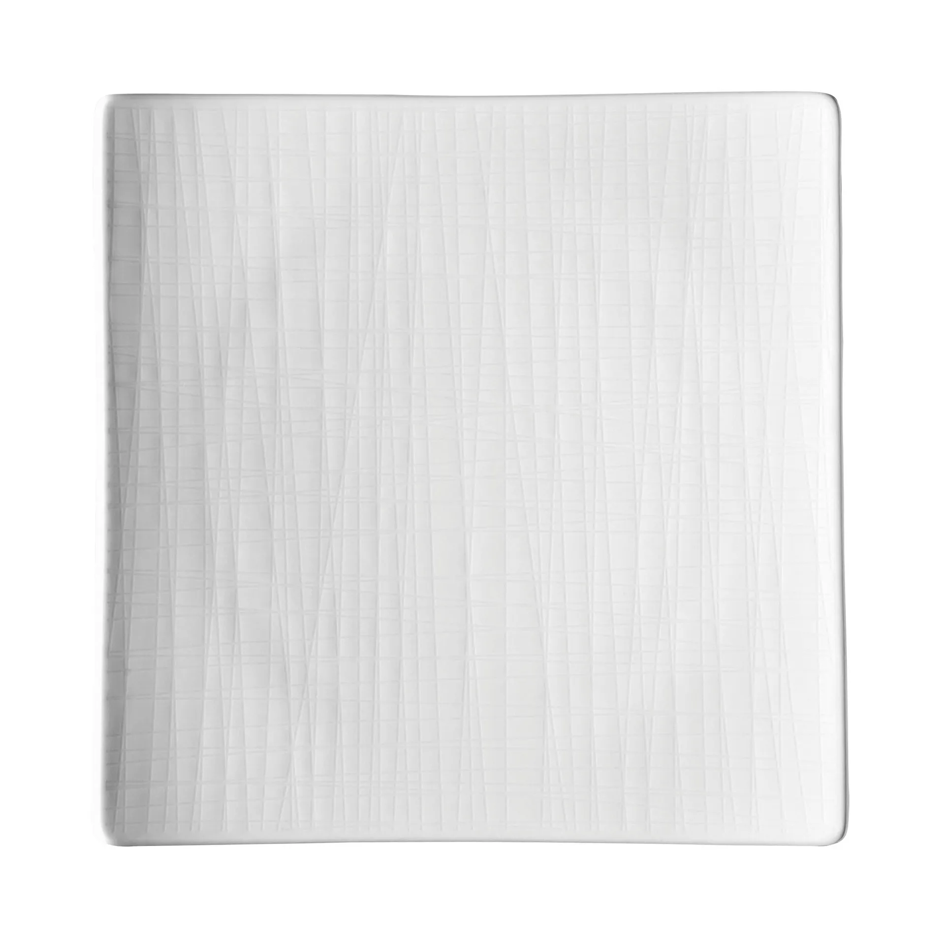 Plato Mesh cuadrado 22 cm, blanco Rosenthal