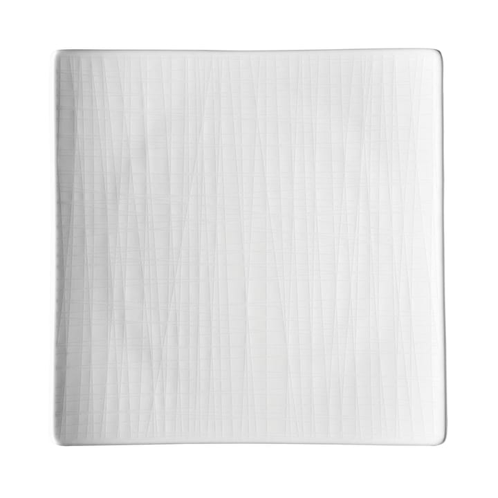 Plato Mesh cuadrado 22 cm - blanco - Rosenthal