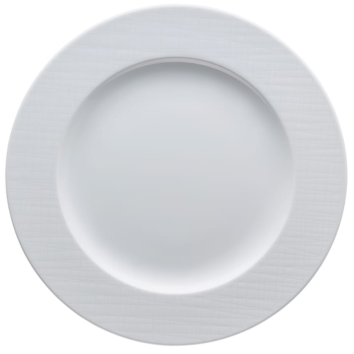 Plato Mesh Rim 28 cm - blanco - Rosenthal