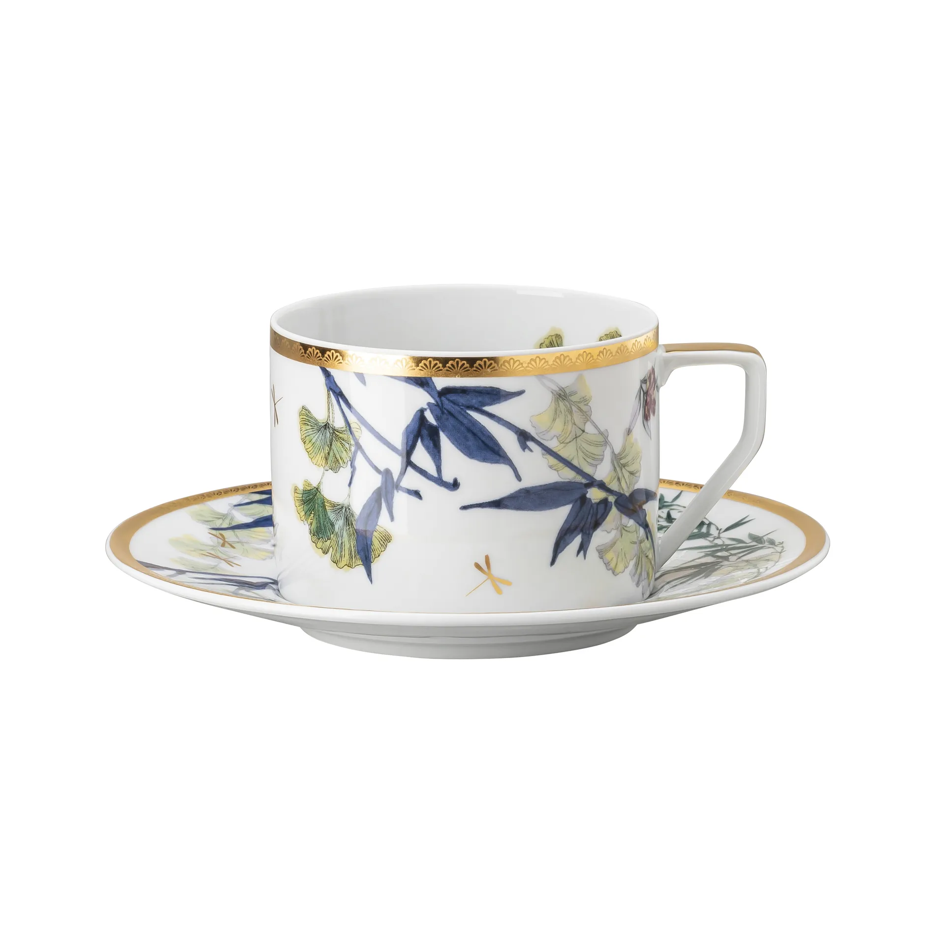 Taza de té y platillo Rosenthal Heritage Turandot, blanco Rosenthal