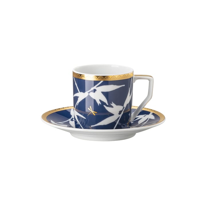 Taza espresso y platillo Rosenthal Heritage Turandot - azul - Rosenthal