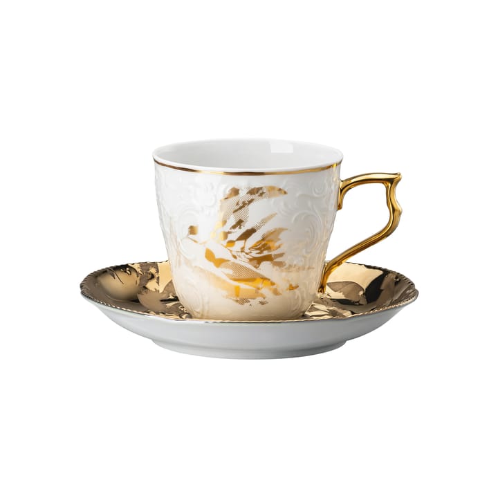 Taza y platillo Rosenthal Heritage Midas - blanco-oro - Rosenthal