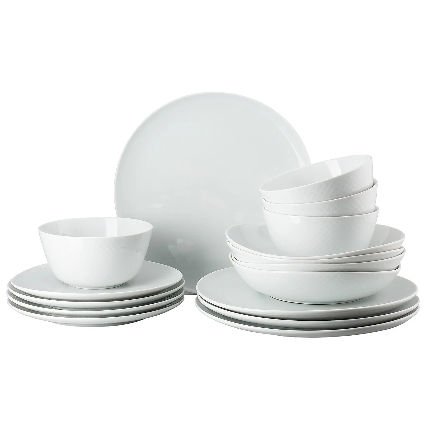 Vajilla Junto, blanco, 16 piezas Rosenthal