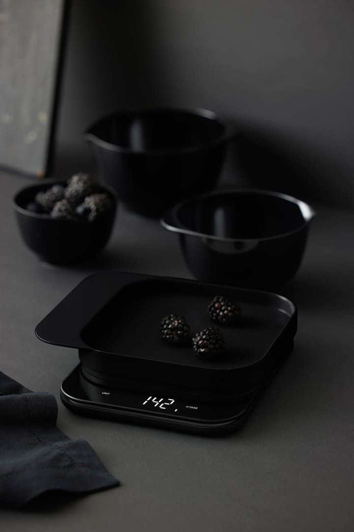 Balanza de cocina Mensura, negro Rosti
