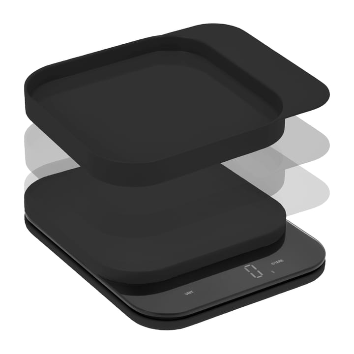 Balanza de cocina Mensura, negro Rosti