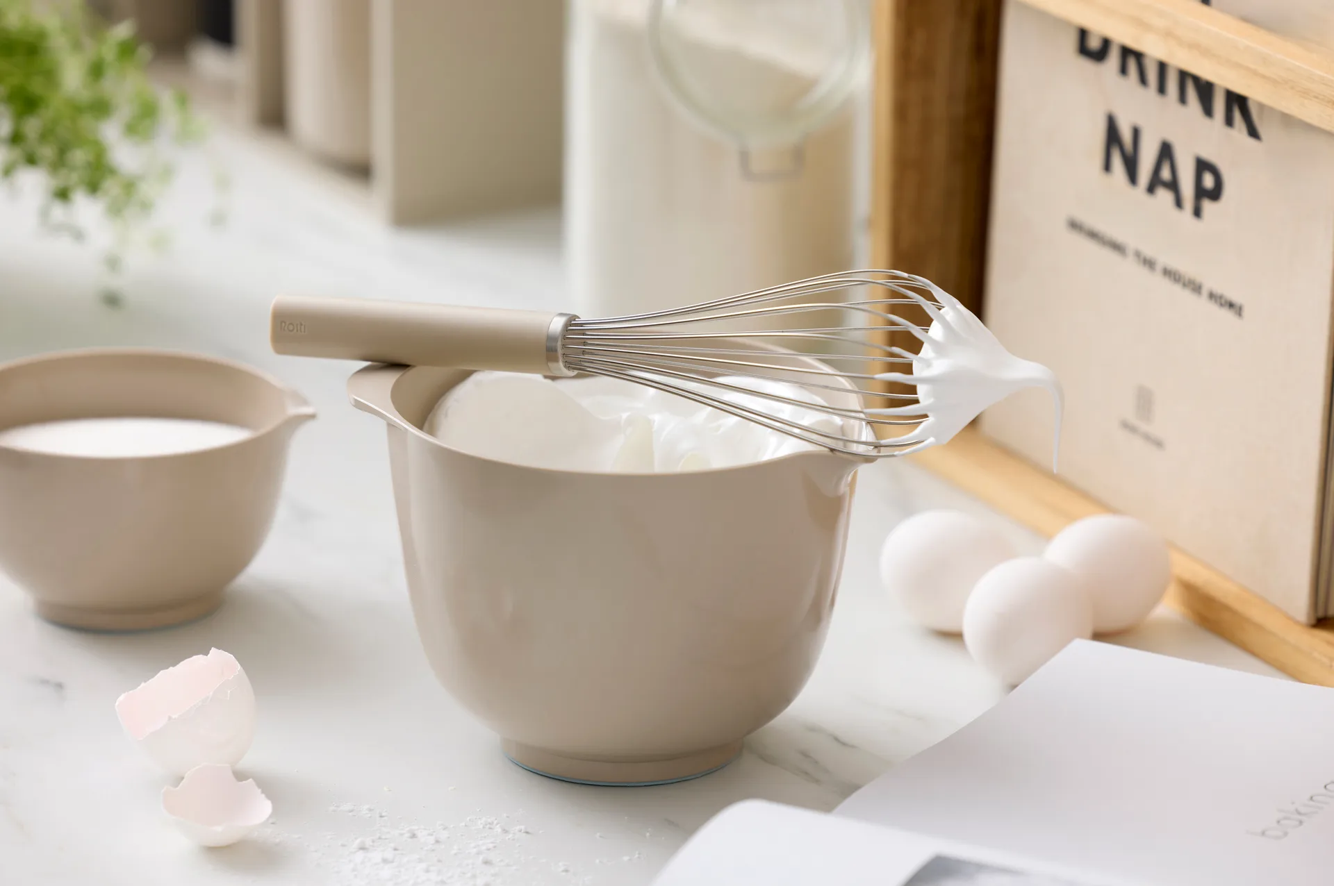 Batidor de globo Emma de acero, 27 cm, Humus Rosti