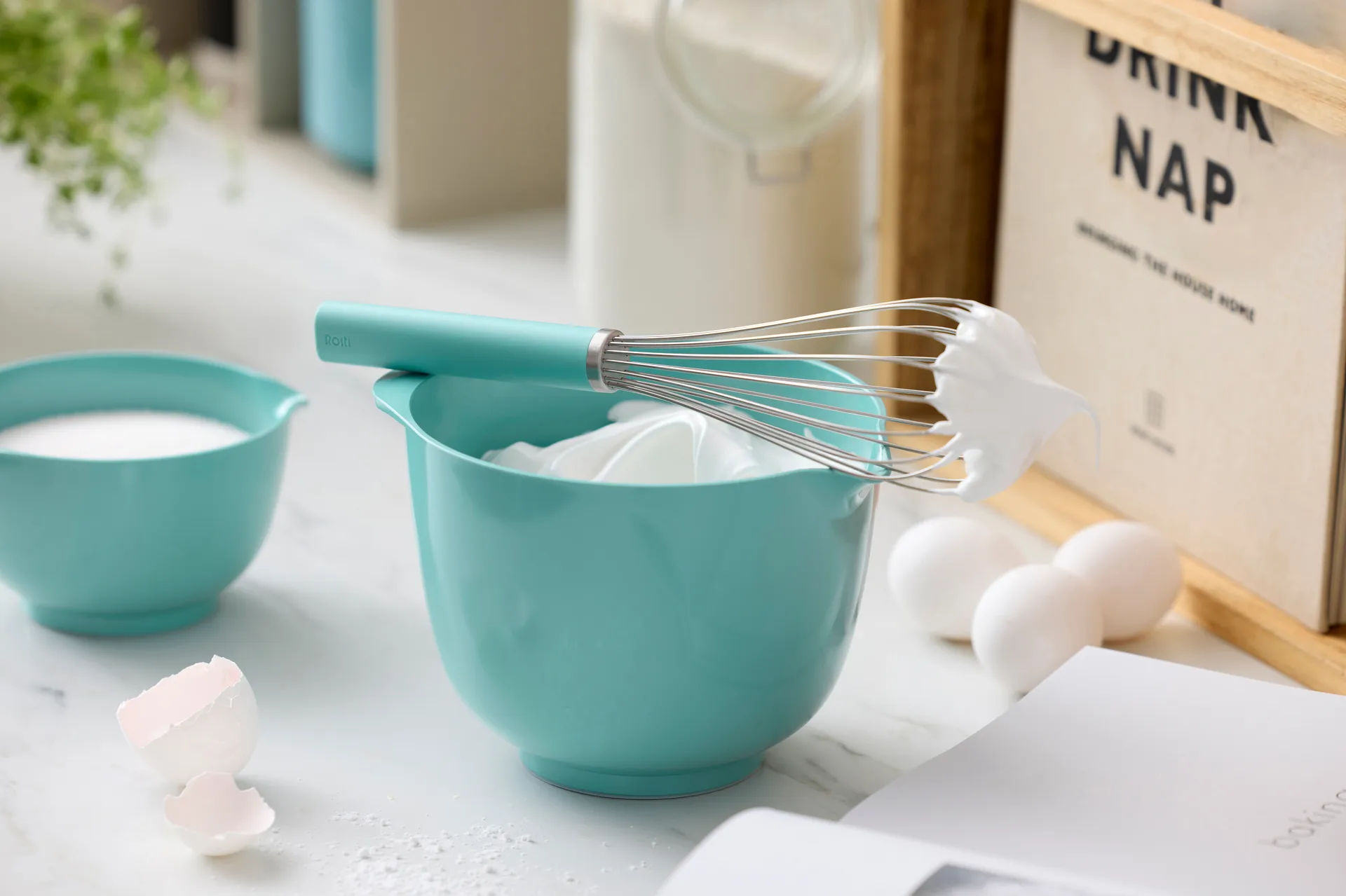 Batidor de globo Emma de acero, 27 cm, Nordic green Rosti