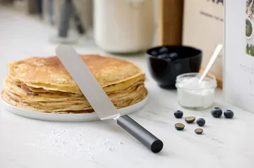 Espátula paleta estrecha de acero Emma 33 cm - Negro - Rosti