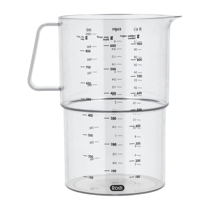 Jarra medidora Mensura 1 l, transparente Rosti