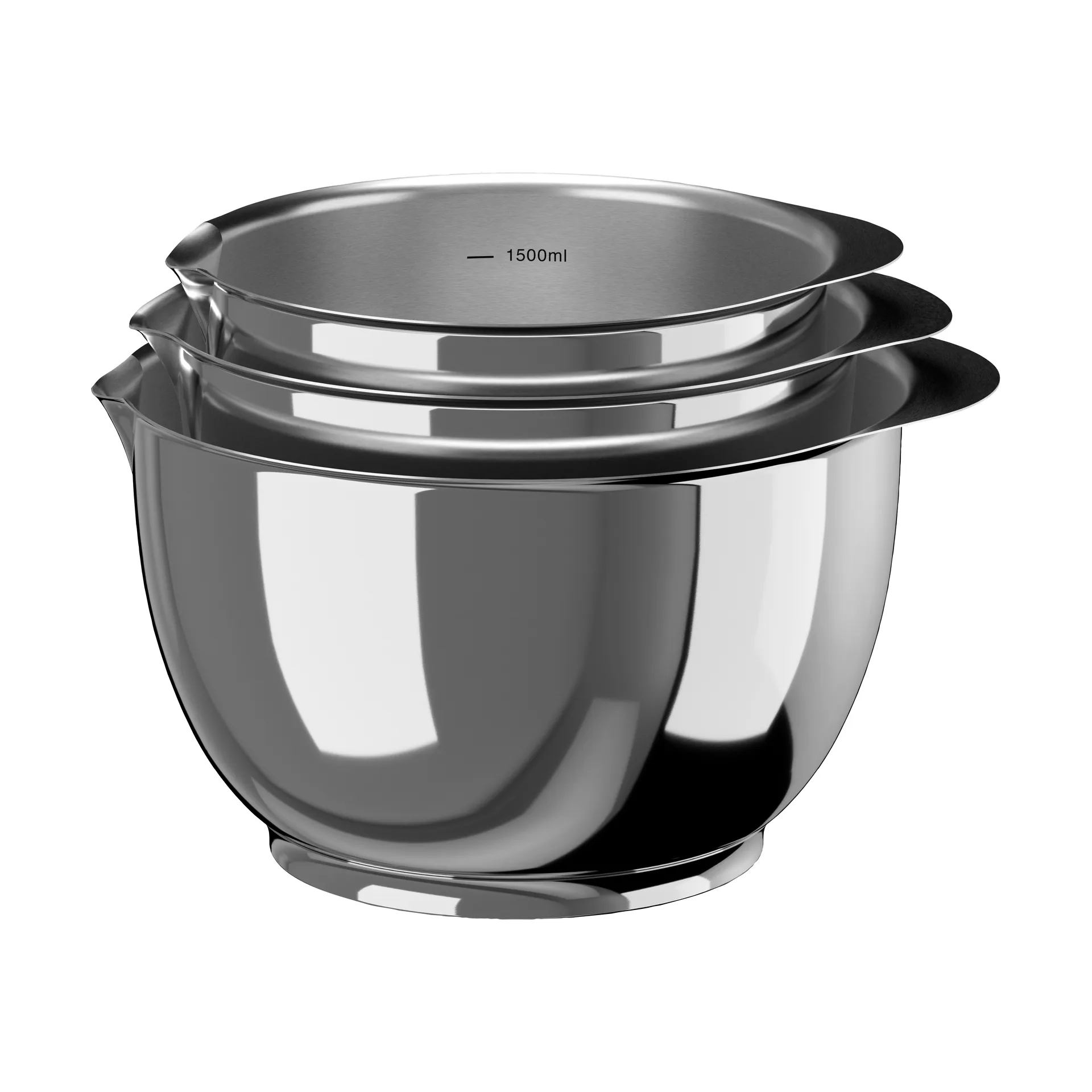 Juego de 3 cuencos Margrethe, Acero inoxidable Rosti