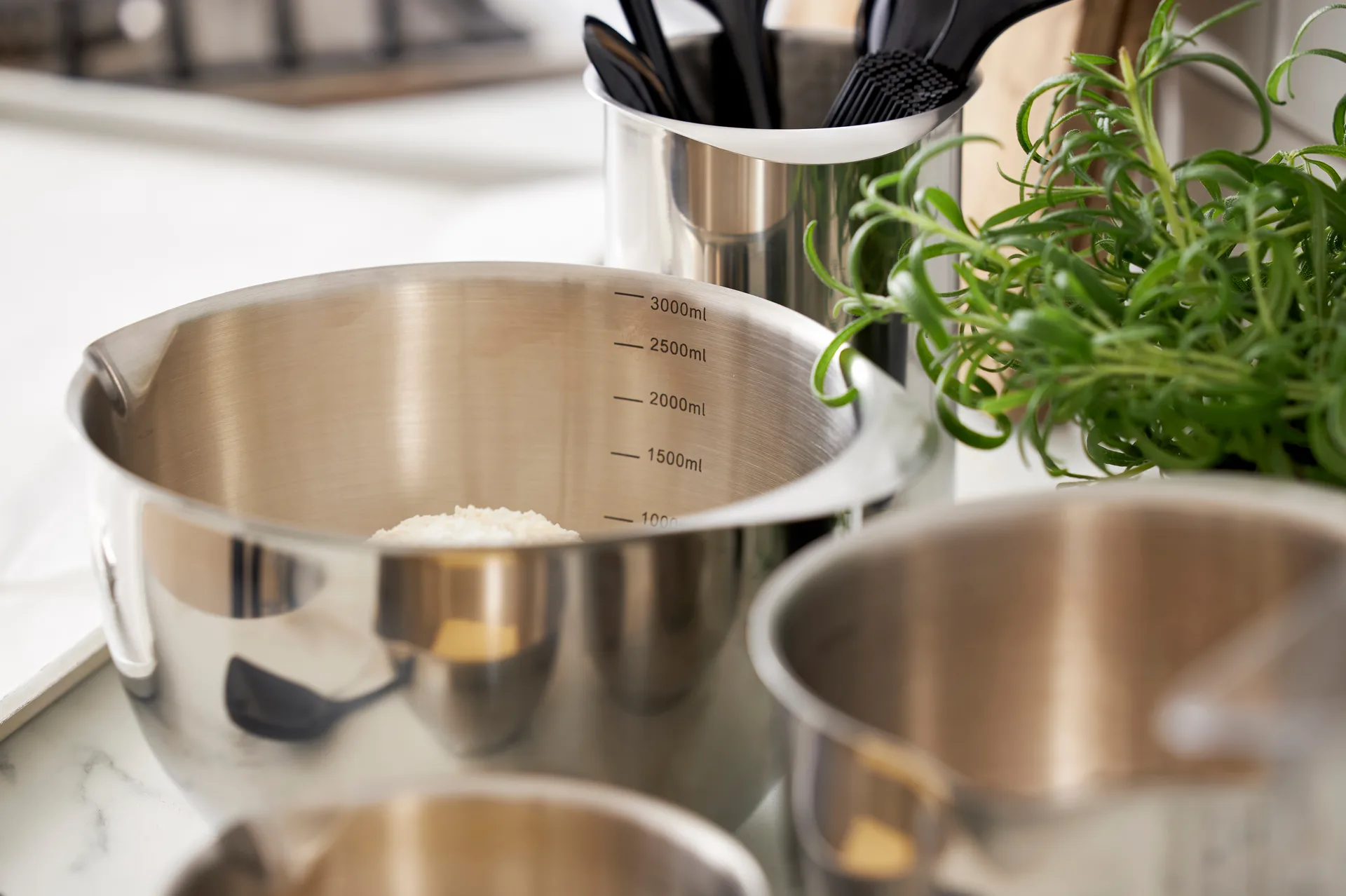 Juego de 3 cuencos Margrethe, Acero inoxidable Rosti