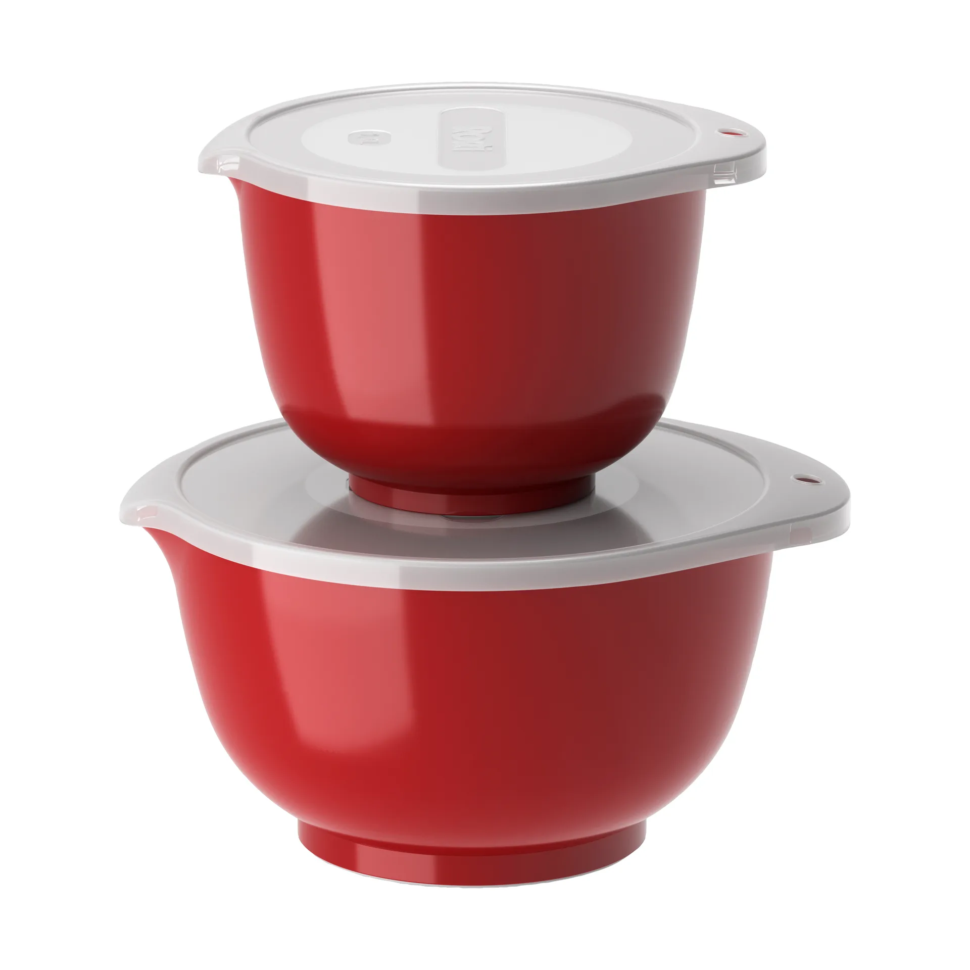 Set de 2 cuencos Margrethe, Rojo Rosti