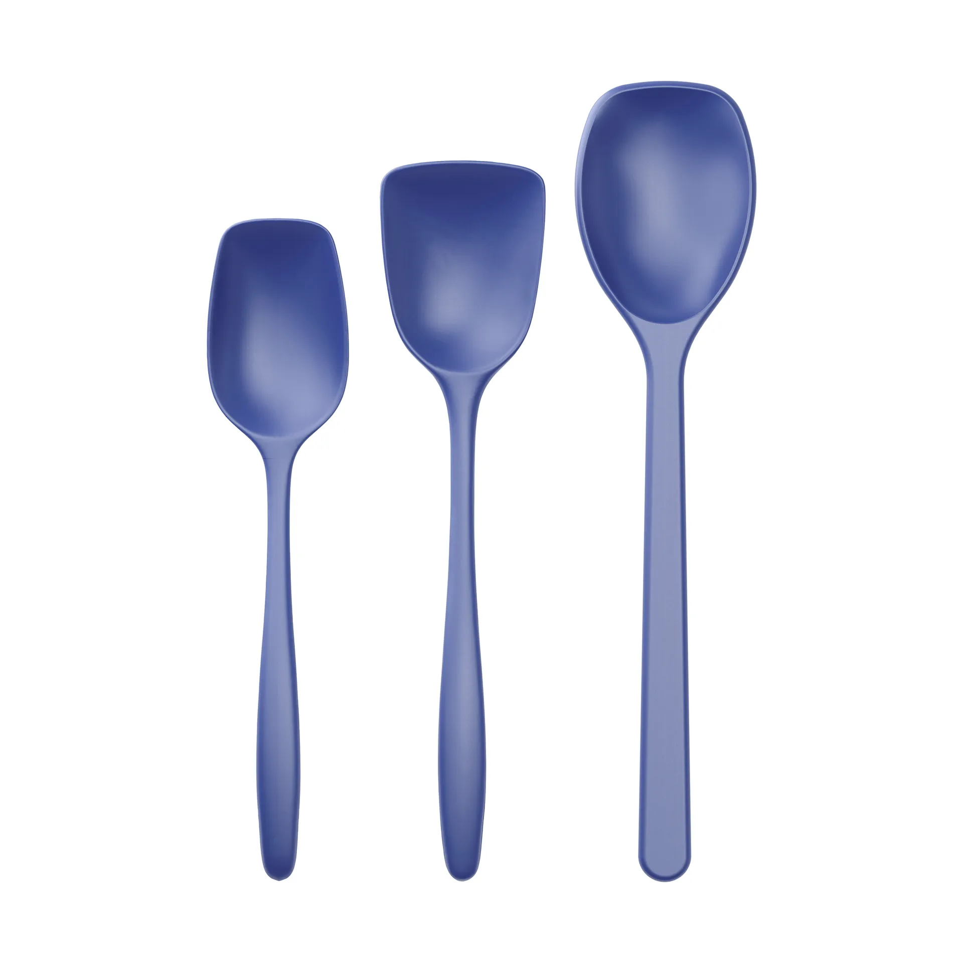 Set de 3 cucharas Classic, Electric blue Rosti