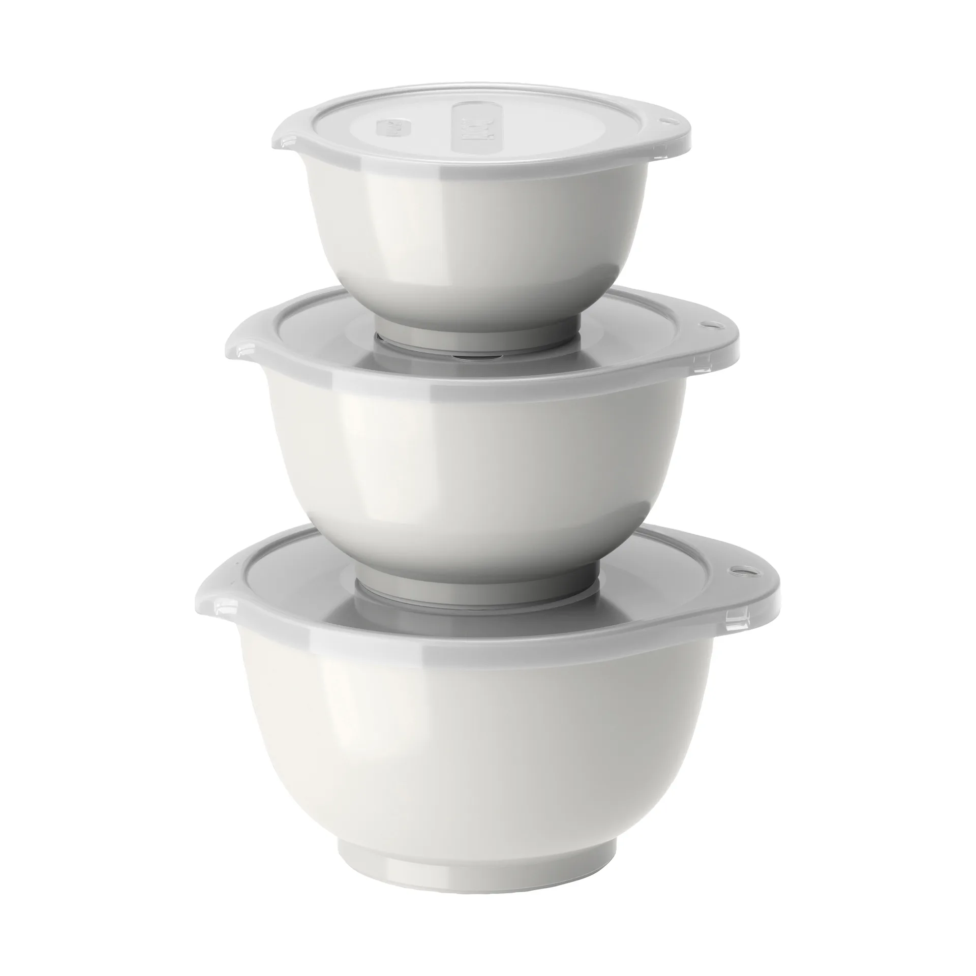 Set de 3 mini cuencos Margrethe, Blanco Rosti