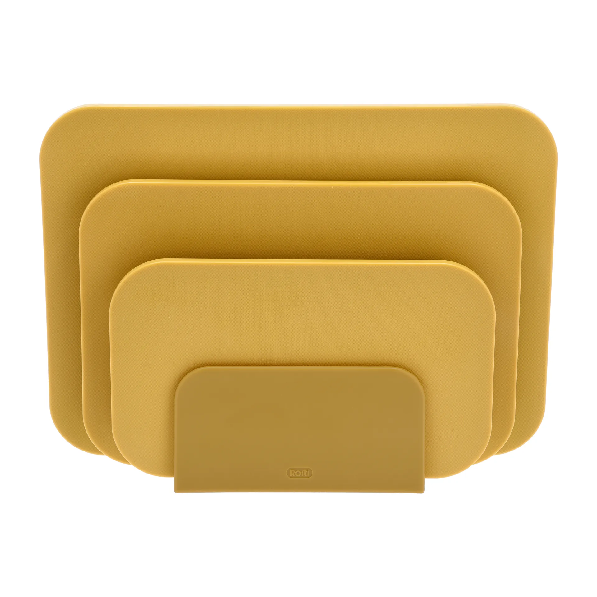 Set de 3 tablas de cortar y soporte Choptima, Curry Rosti