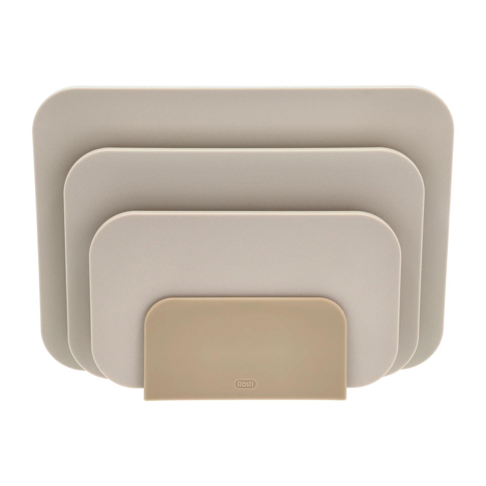 Set de 3 tablas de cortar y soporte Choptima, Humus Rosti