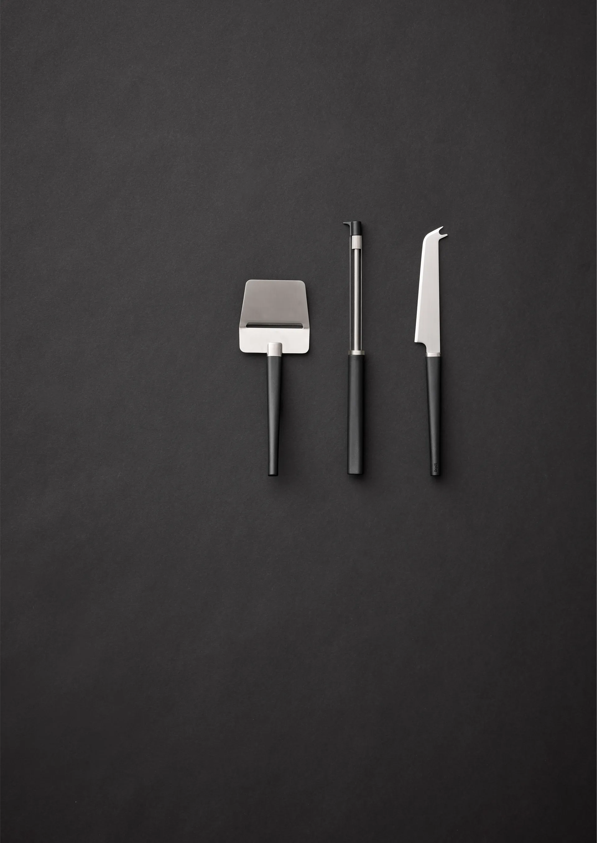 Set de 3 utensilios para quesos Emma, Black Rosti