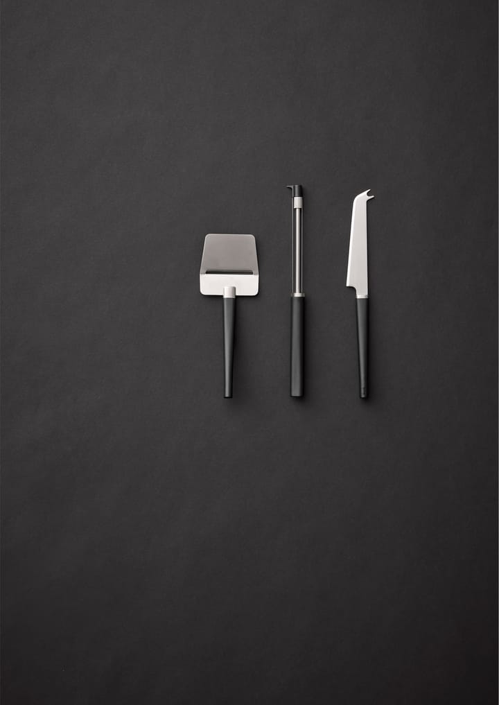 Set de 3 utensilios para quesos Emma, Black Rosti