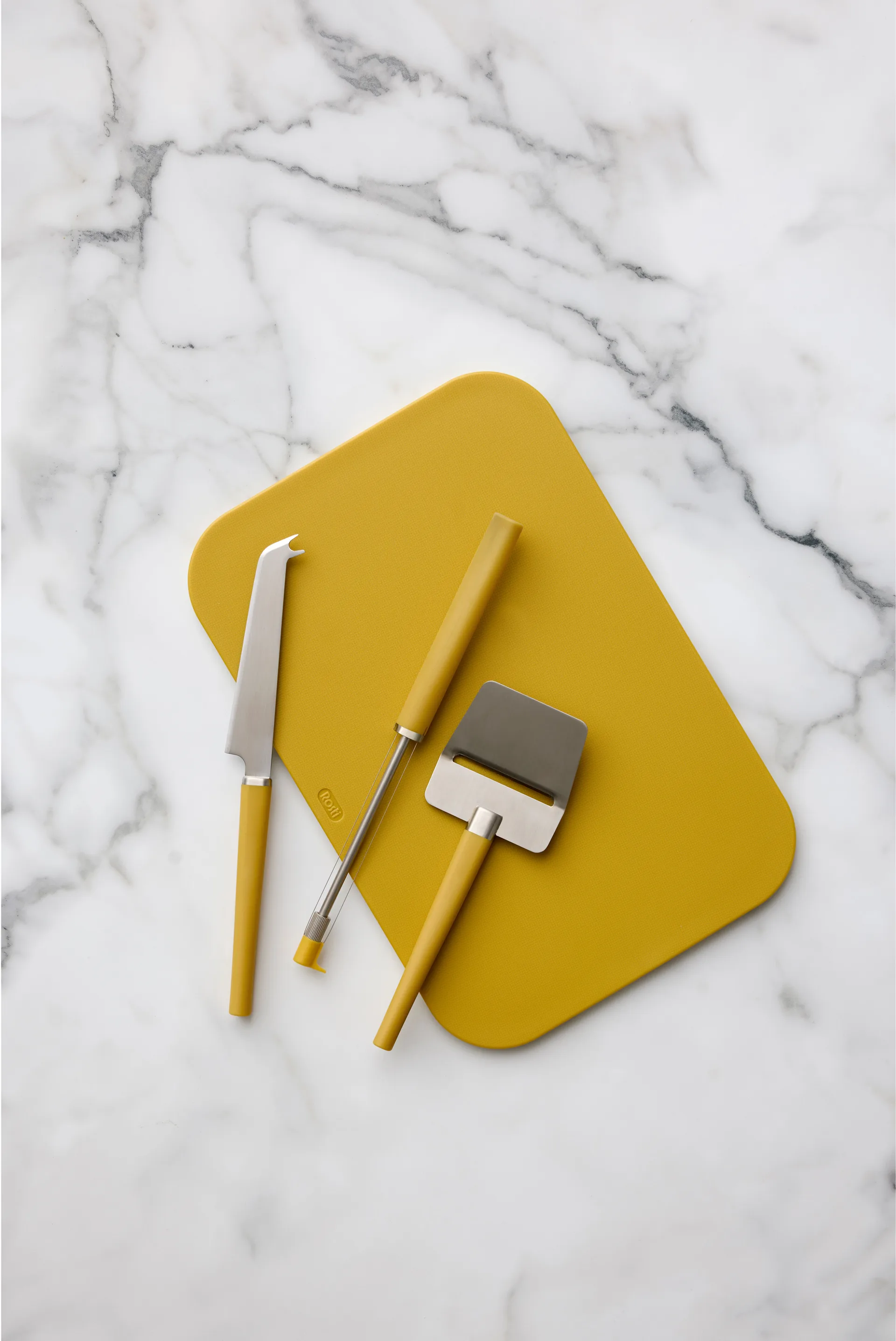 Set de 3 utensilios para quesos Emma, Curry Rosti