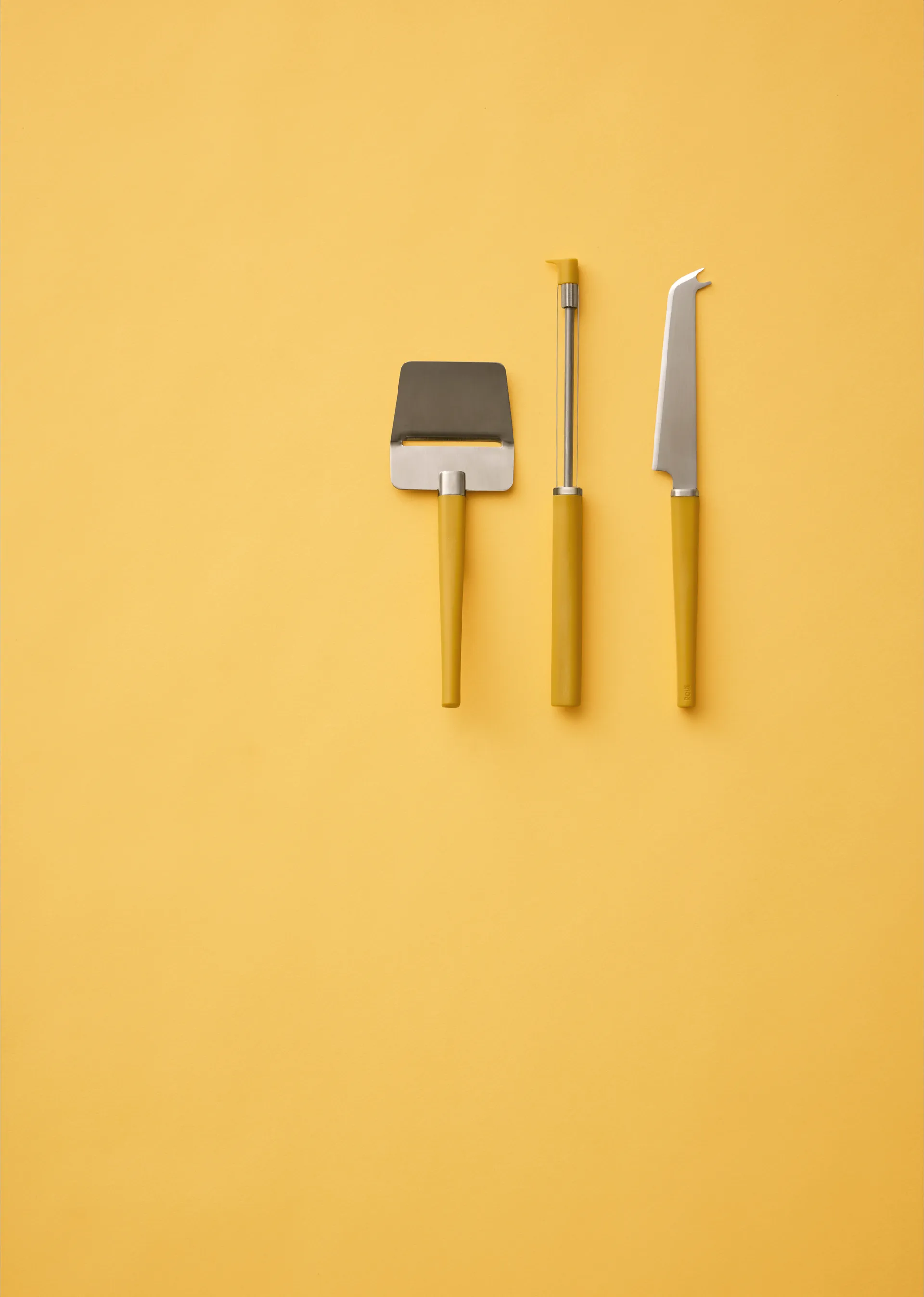 Set de 3 utensilios para quesos Emma, Curry Rosti