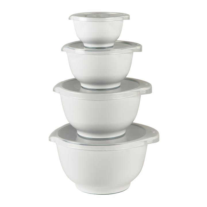 Set de 4 Boles mini Margrethe, blanco Rosti