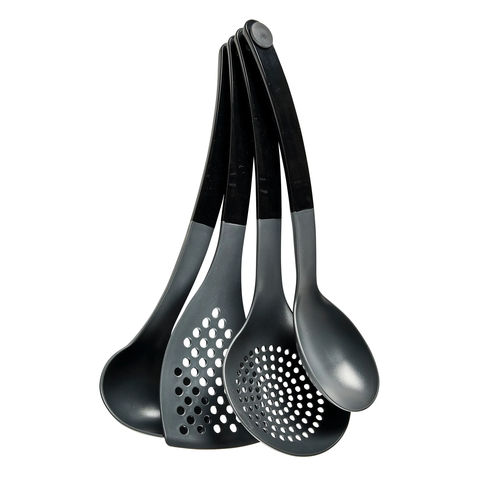 Set de 4 utensilios de cocina Optima, negro Rosti