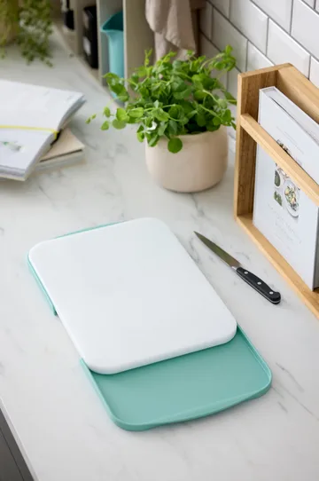 Tabla de cortar Separa con bandejas - Nordic green, 39 × 26 cm - Rosti