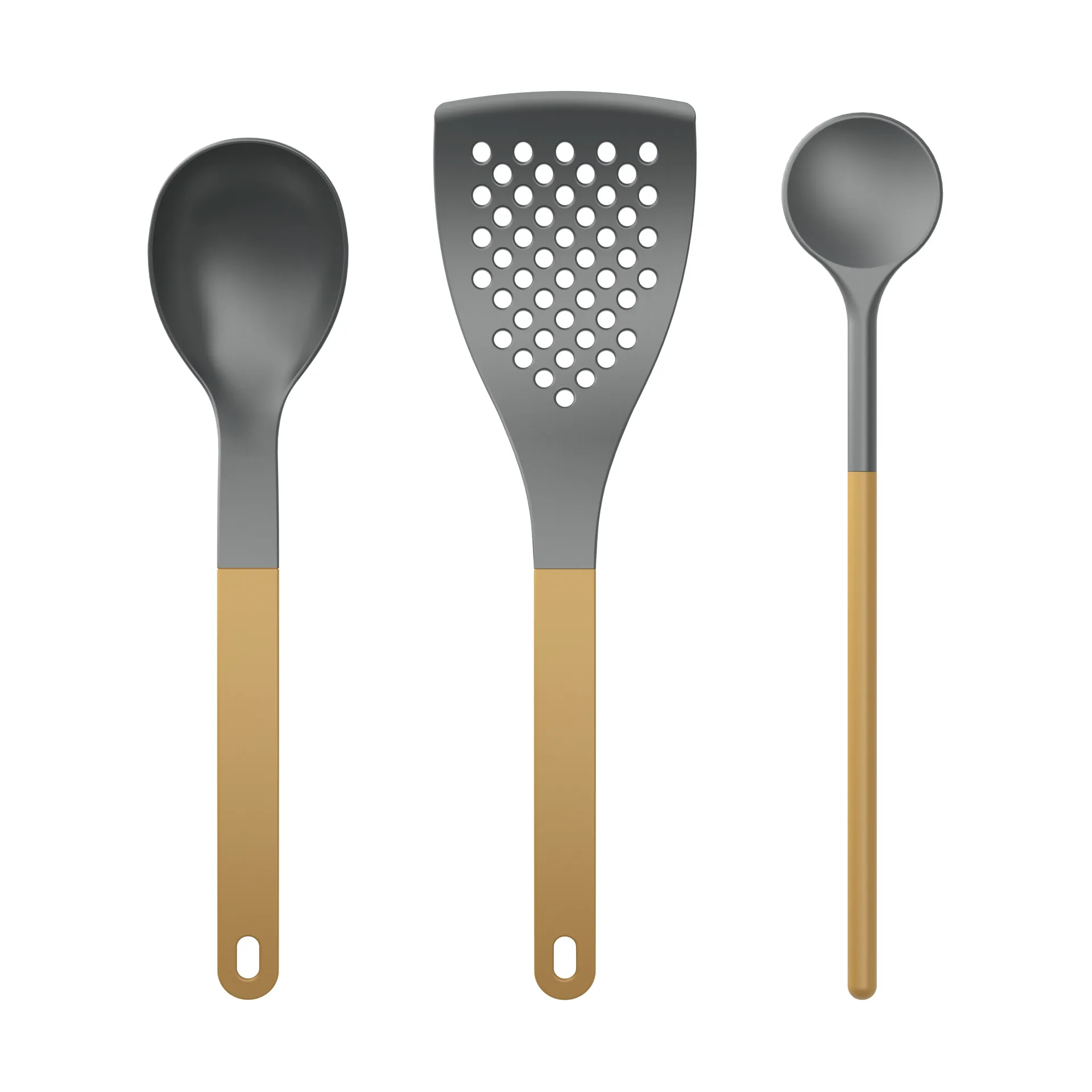 Utensilios de cocina Optima 1, 3 piezas, Curry nylon Rosti