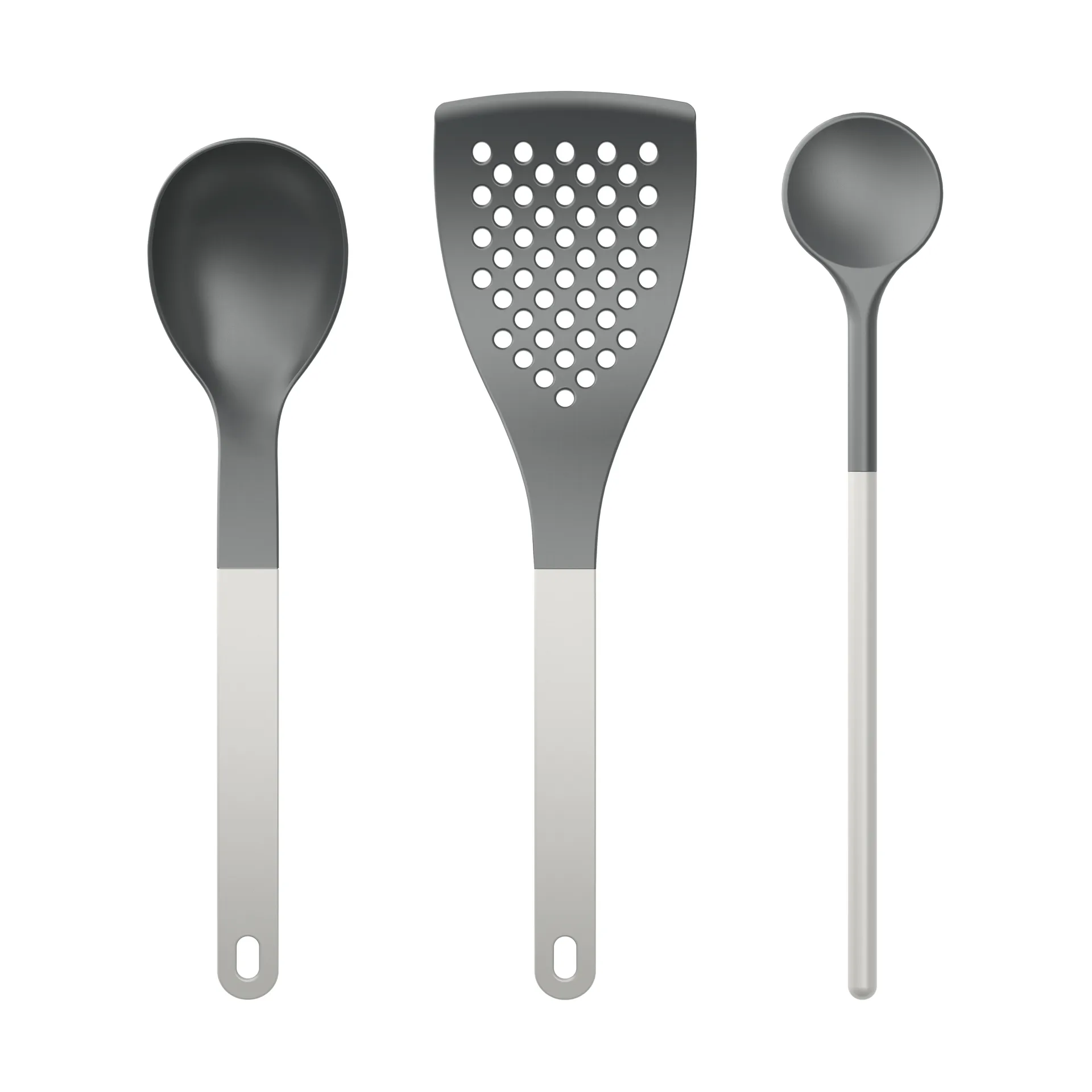 Utensilios de cocina Optima 1, 3 piezas, Nylon blanco Rosti