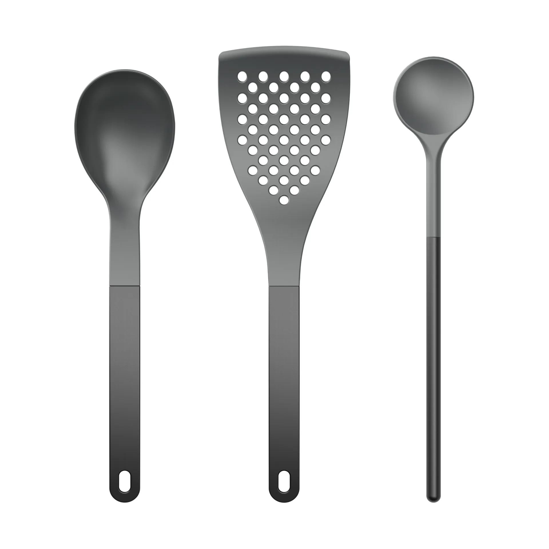 Utensilios de cocina Optima 1, 3 piezas, Nylon negro Rosti