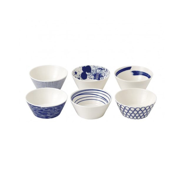 6 Boles Pacific, azul - 11 cm - Royal Doulton