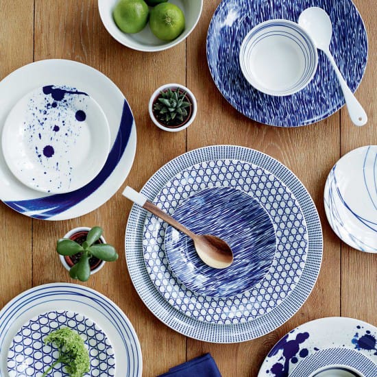 6 Platos Pacific, azul, 16 cm Royal Doulton