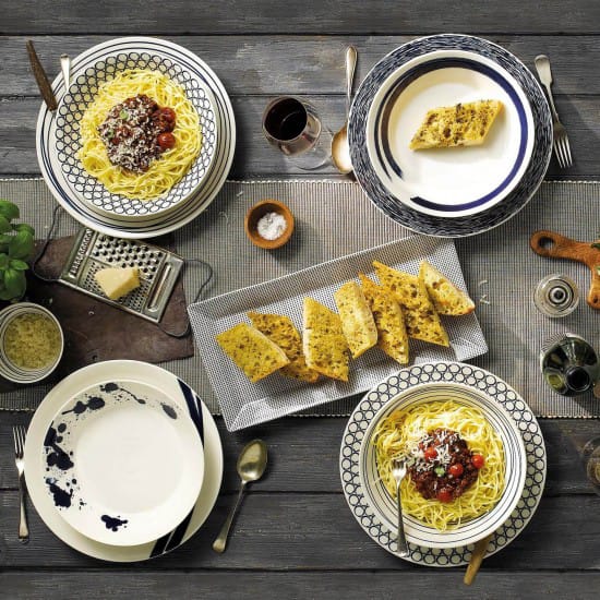 6 Platos Pacific, azul, 28 cm Royal Doulton