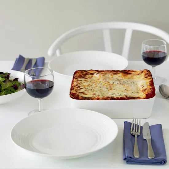 Plato de comida Maze 28 cm, blanco Royal Doulton