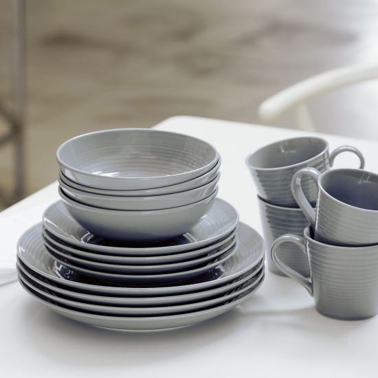 Plato de comida Maze 28 cm, gris oscuro Royal Doulton
