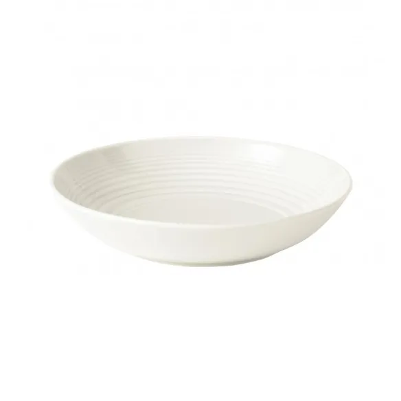 Plato hondo Maze 24 cm, blanco Royal Doulton