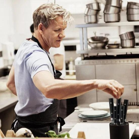 Portacuchillos Gordon Ramsey, 5 partes Royal Doulton