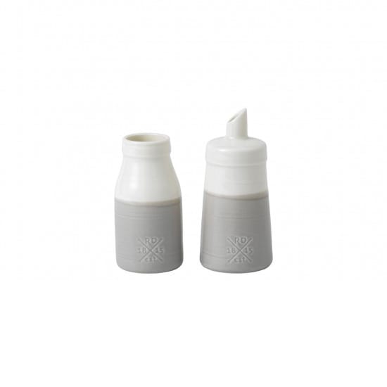 Set de azucarero y lechera Coffee Studio - blanco-gris - Royal Doulton