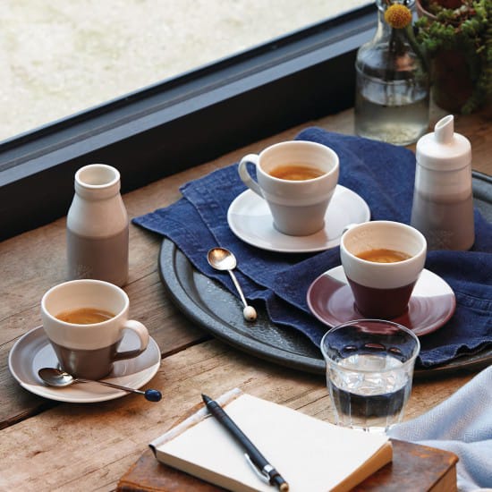 Set de azucarero y lechera Coffee Studio, blanco-gris Royal Doulton
