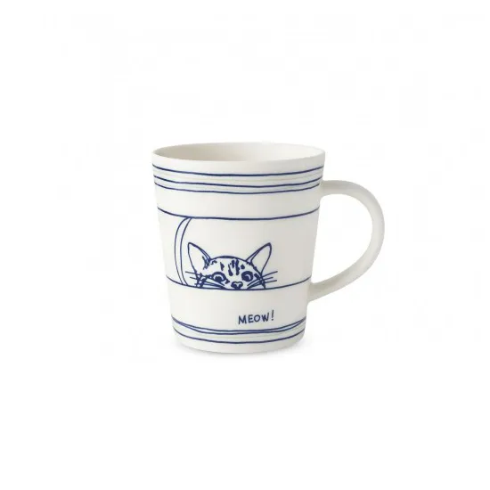 Taza Royal Doulton Ellen DeGeneres Spring, cat Royal Doulton