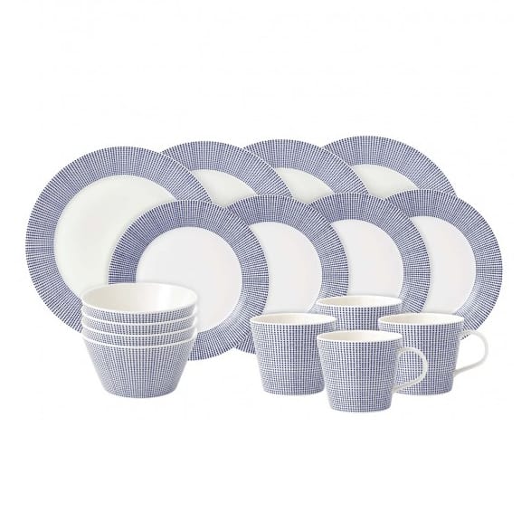 Vajilla Pacific 16 piezas, dot Royal Doulton